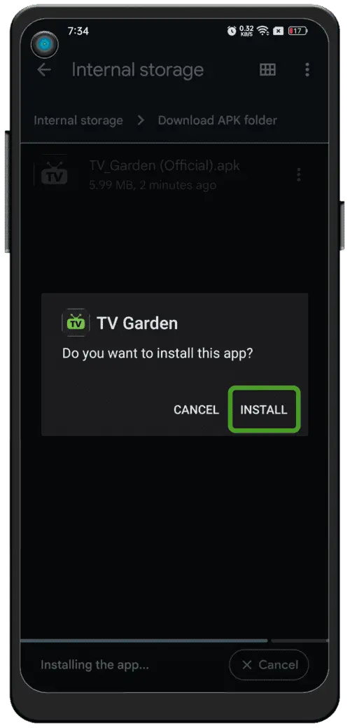 Install & Launch ACTV